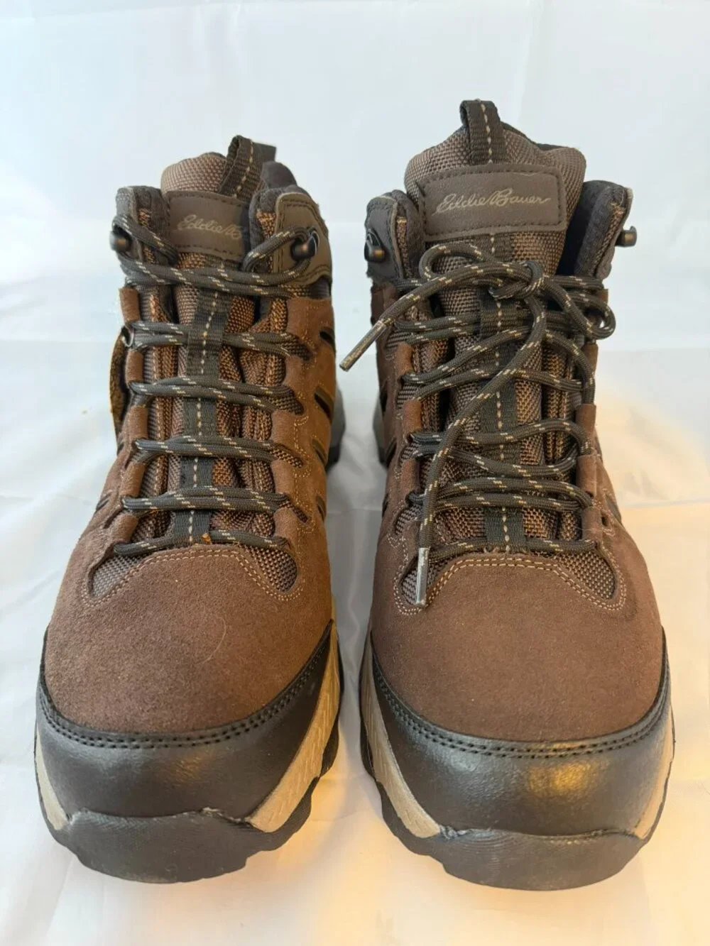 Eddie Bauer Men's Crowden Waterproof Outdoor Boot, Dark Brown, Size 9.5  NIB